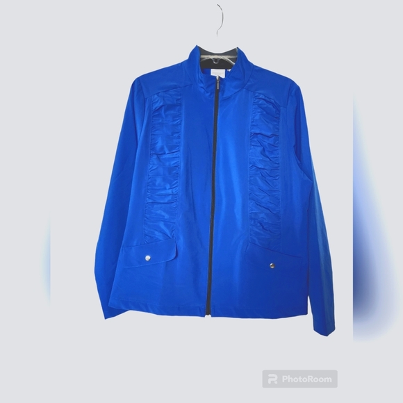 WEEKENDS BY CHICO'S Size 1 lightweight layering jacket. - Picture 1 of 8
